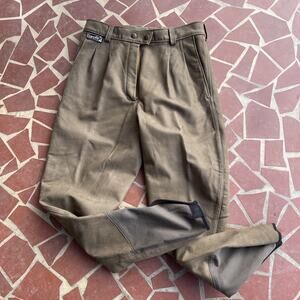 EuroFit All Leather Breeches Jodhpurs Women’s 30L Equestrian Riding Pants Brown